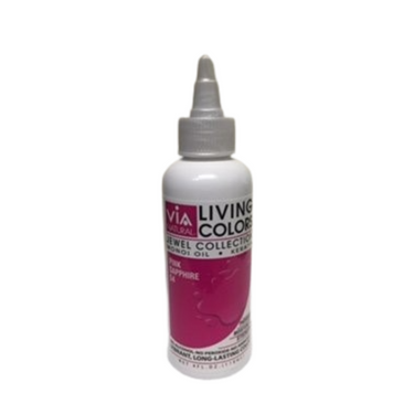 VIA Natural Living Colors Jewel Collection – Pink Sapphire – 4 oz - ANNS BEAUTY SUPPLY